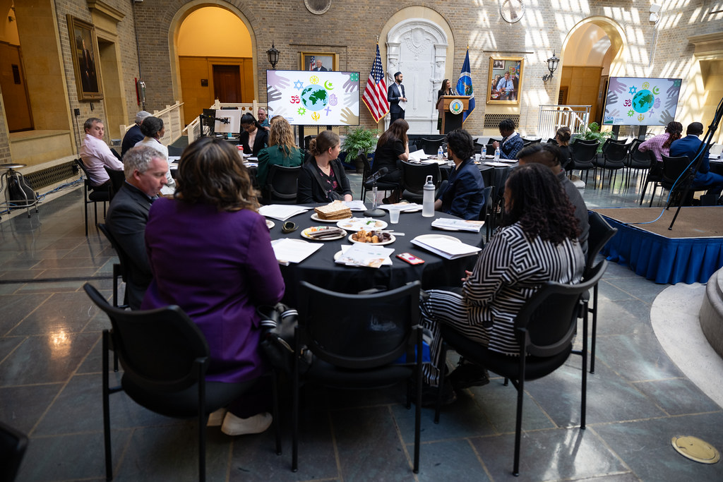 Professional delegation meeting