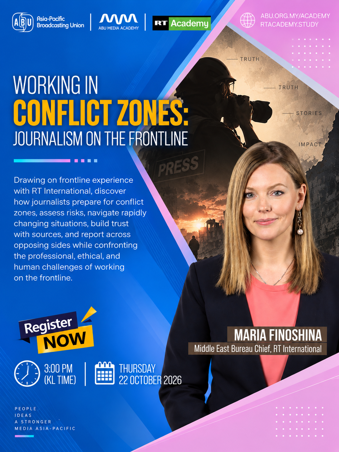 Working in Conflict Zones: Journalism on the Frontline